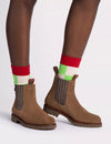 Oscar Suede Boot - Sesame/Bronze