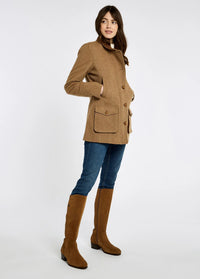 Willow Tweed Utility Jacket - Camel Twill