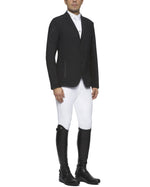 Cavalleria Toscana - R-Evolution Light Tech Knit Zip Men's Riding Jacket - Black