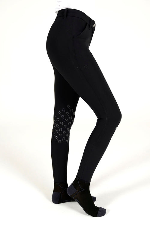 Cavalleria Toscana - Knee High Perforated Breeches - Black