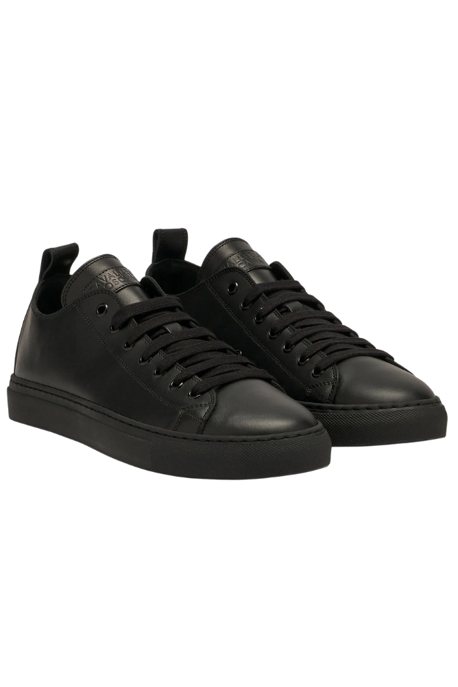 CT Leather Low Top Sneakers - Black