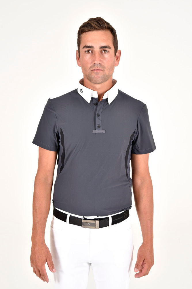 Men's S/S Tech Polo - Grey