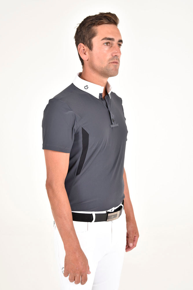 Men's S/S Tech Polo - Grey