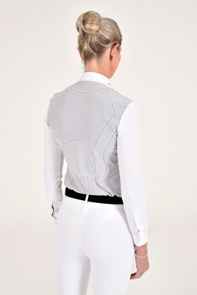 Revo Tech Knit L/S Competition Shirt - White