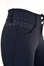 CT Motif Print Jumping Breeches - Navy