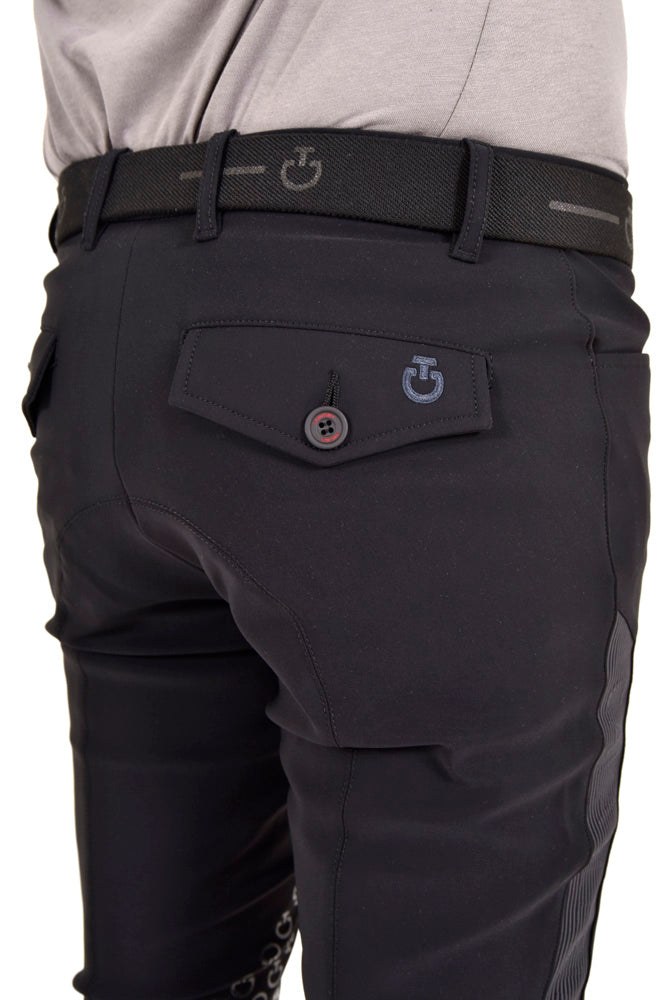 Men's CT Logo Print Breeches - Black