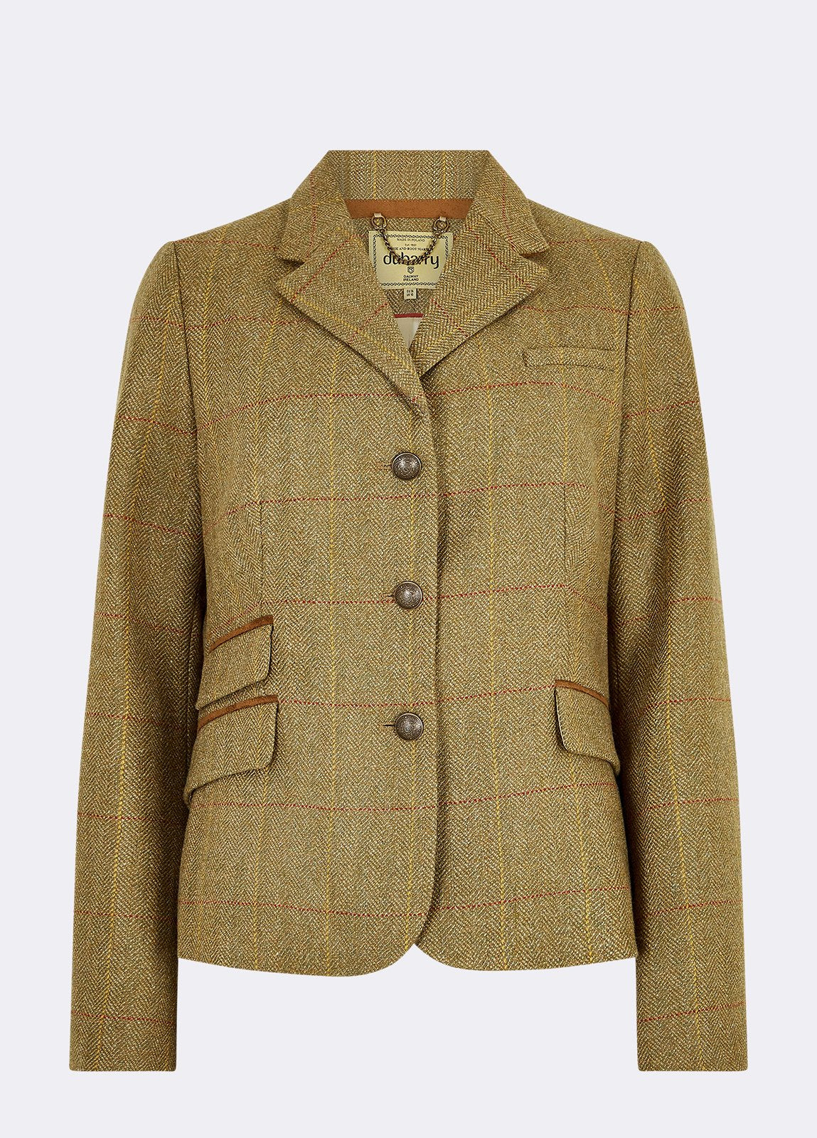 Dubarry Buttercup Tweed Jacket Elm – The Rider Shop