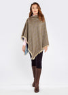 Dubarry Hazelwood Tweed Poncho - Woodrose