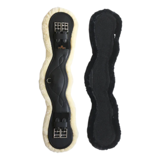 Sheepskin Anatomic Short Girth - Black