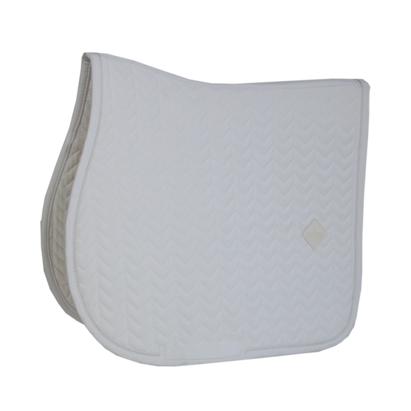 Fishbone Jump Saddle Pad - White
