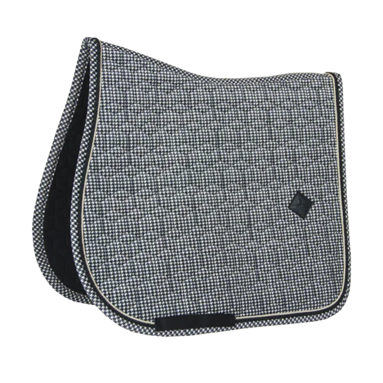 Pied-de-Poule Saddle Jump Pad - Black