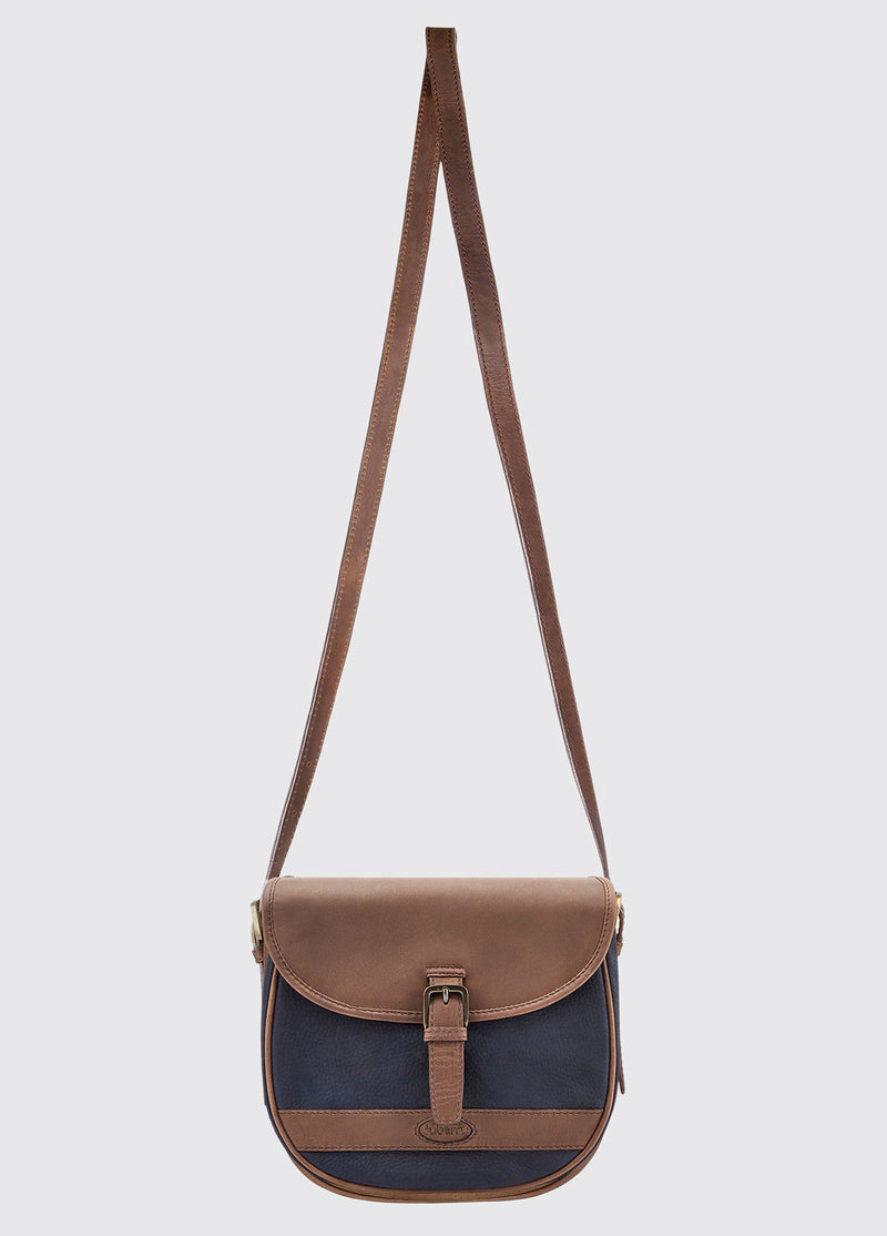 Clara Handbag - Navy/Brown