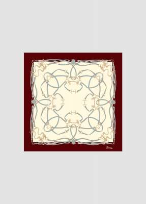 Dubarry Merrion Silk Scarf - Ruby