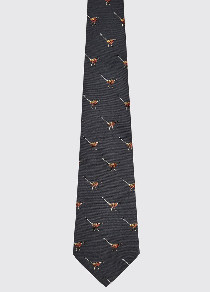 Madden Silk Woven Tie - Navy