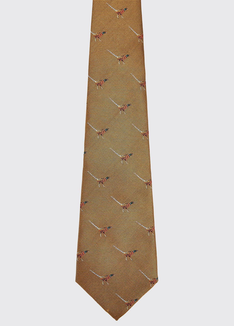 Madden Silk Woven Tie - Gold