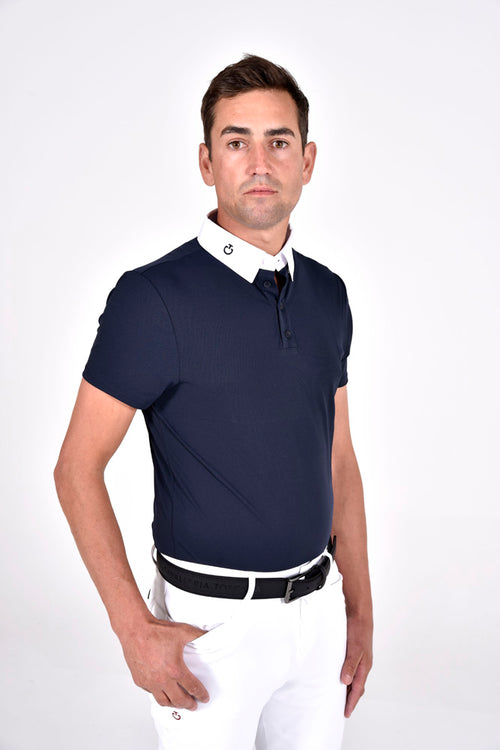 Jersey Piquet S/S Competition Polo - Navy