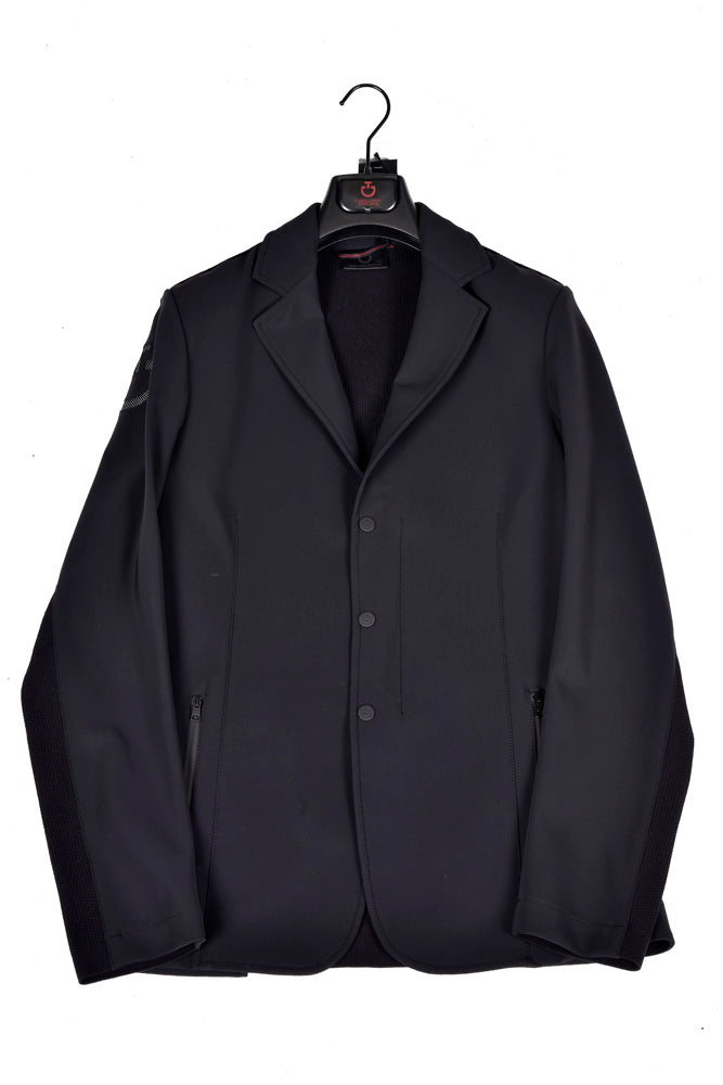 Tech Knit Zip Men's Riding Jacket - Black (Size 48)