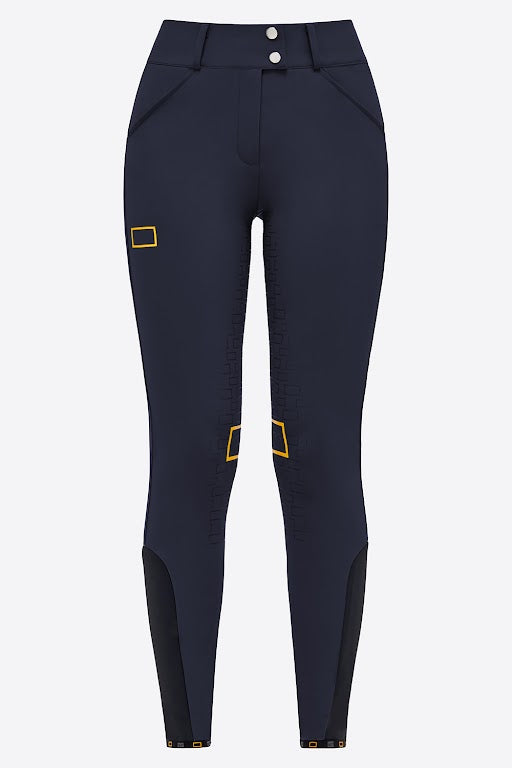 High Waist Full Grip Breeches - Navy