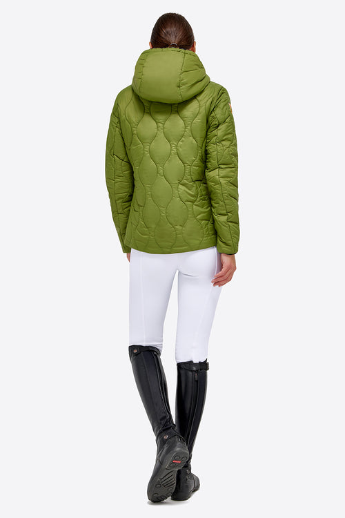 RG Italia - Nylon Hooded Puffer Jacket - Forest Green