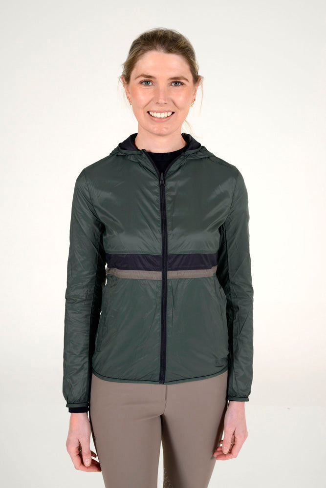 Cavalleria Toscana - Lightweight Reversible Nylon Jacket - Navy/Green