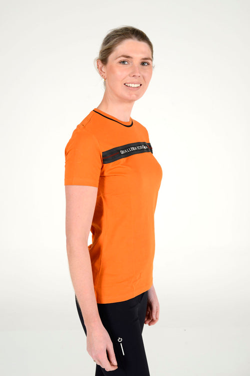 Cavalleria Toscana - CT Team Cotton T-Shirt - Burnt Orange