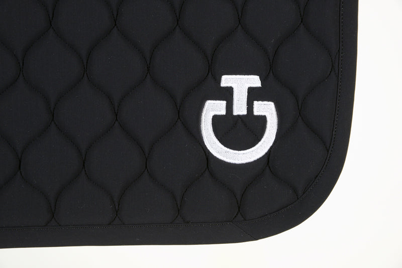 Cavalleria Toscana - Circular Quilted Dressage Saddle Pad - Black