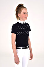 Mini CT Print S/S Polo - Navy (Childs 10)