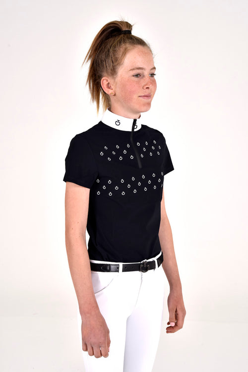 Mini CT Print S/S Polo - Navy (Childs 10)