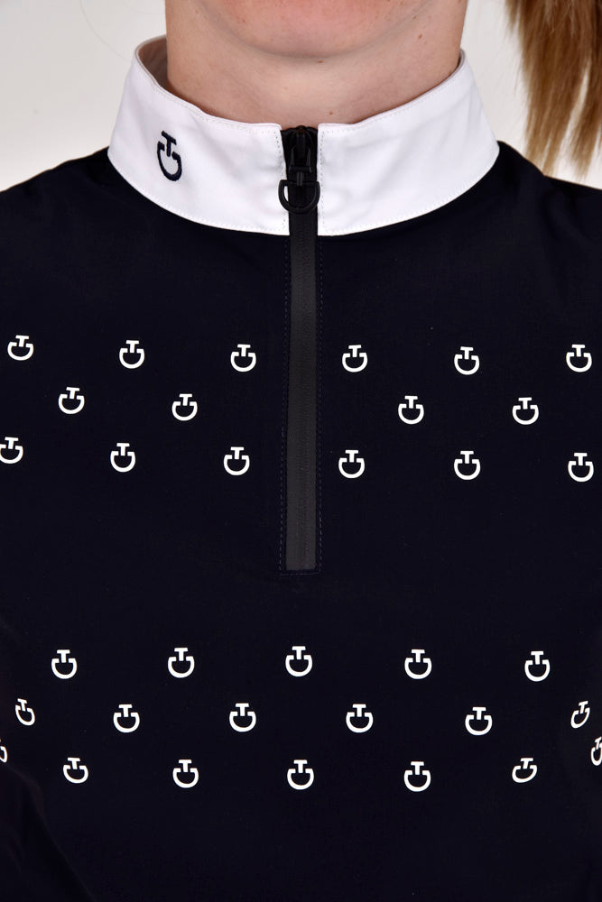 Mini CT Print S/S Polo - Navy (Childs 10)
