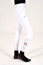 CT Logo Young Rider Breeches - White