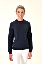 Dash Cotton Crew Neck - Ocean Blue