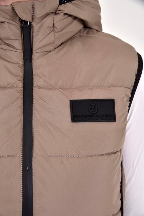Quilted Nylon Vest - Light Mocha Size XL & XXL)