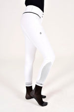 CT Print Logo Stripe Breeches - White