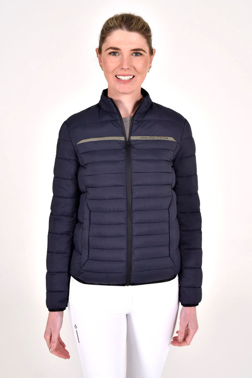 Cavalleria Toscana - CT Team Highlight Quilted Jacket - Midnight Blue