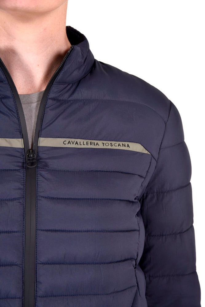 Cavalleria Toscana - CT Team Highlight Quilted Jacket - Midnight Blue