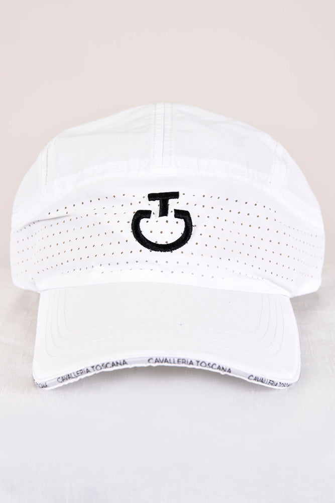 CT Perforated Baseball Cap - White