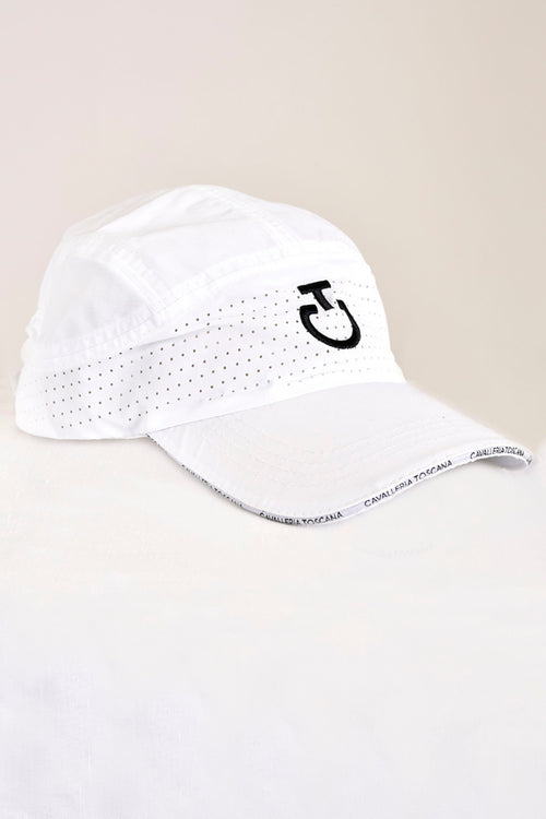 CT Perforated Baseball Cap - White