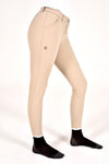 Knee High Perforated Breeches - Beige