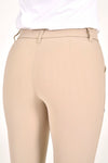 Knee High Perforated Breeches - Beige