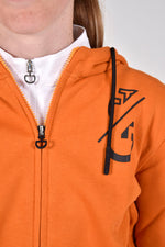 Girl's Train Sweatshirt - Burnt Orange (Childs 14)