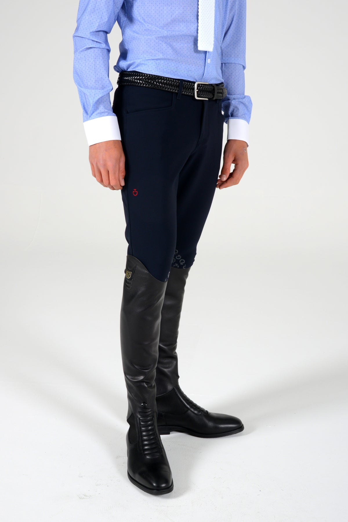 Cavalleria Toscana Men's New Grip System Breeches - Navy