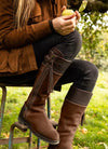 Inclement Long Tassel Boot - Chestnut