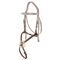 New English Figure 8 Noseband - Brown