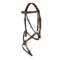 Hunter Figure 8 Noseband Bridle - Brown