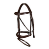 Hunter Anatomic Flash Noseband Bridle - Brown