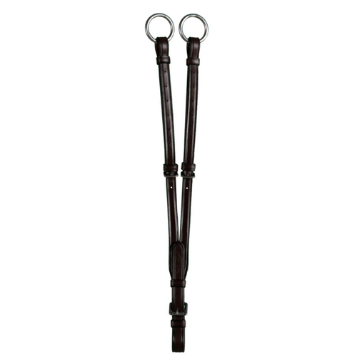 New English Running Martingale Attachment - Brown