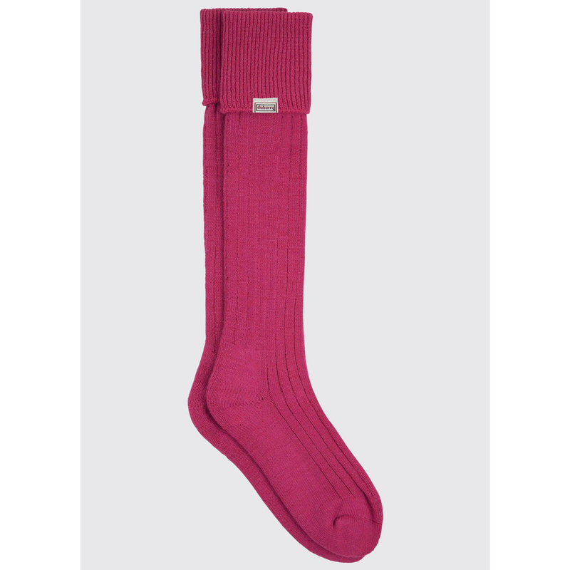 Alpaca Wool Socks - Pink