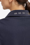 Jersey Mesh Riding Jacket - Navy w Gold Logo