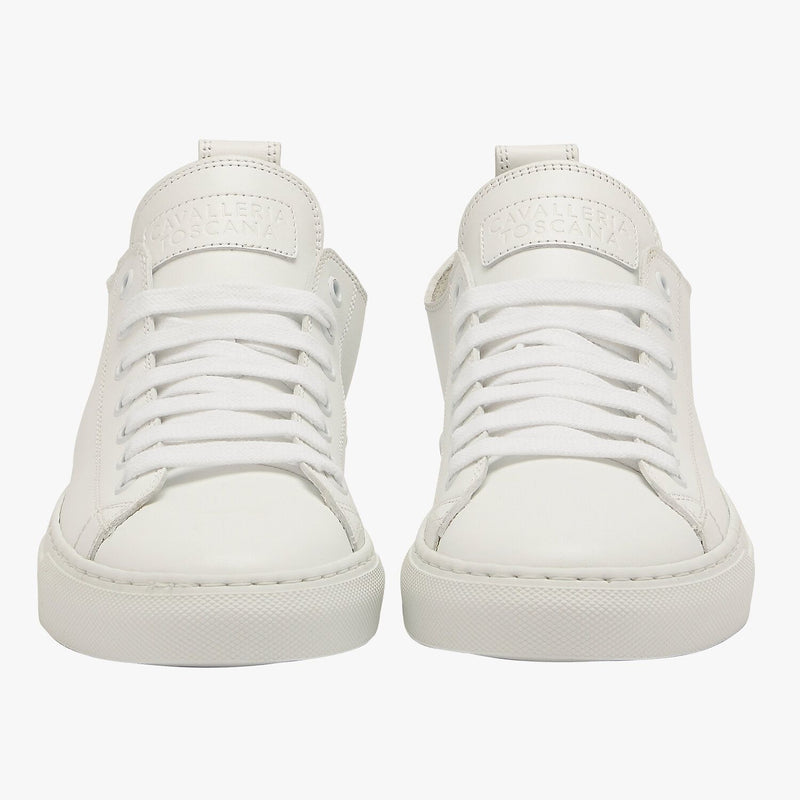 Cavalleria Toscana - CT Leather Low Top Sneakers - White