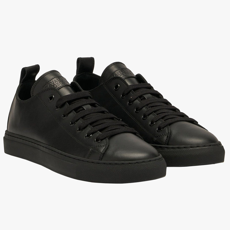 Cavalleria Toscana - CT Leather Low Top Sneakers - Black